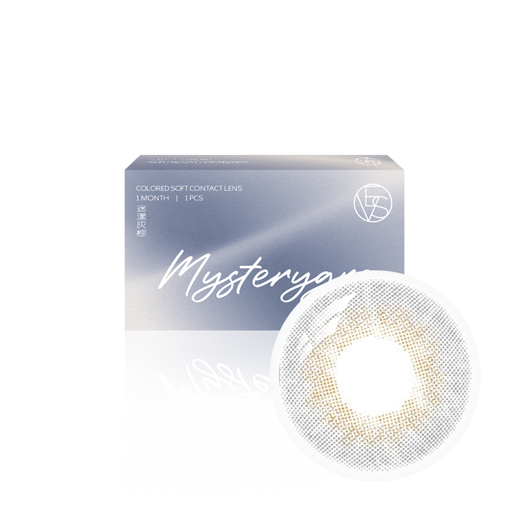 威世彩色月拋(1片)迷漾灰棕