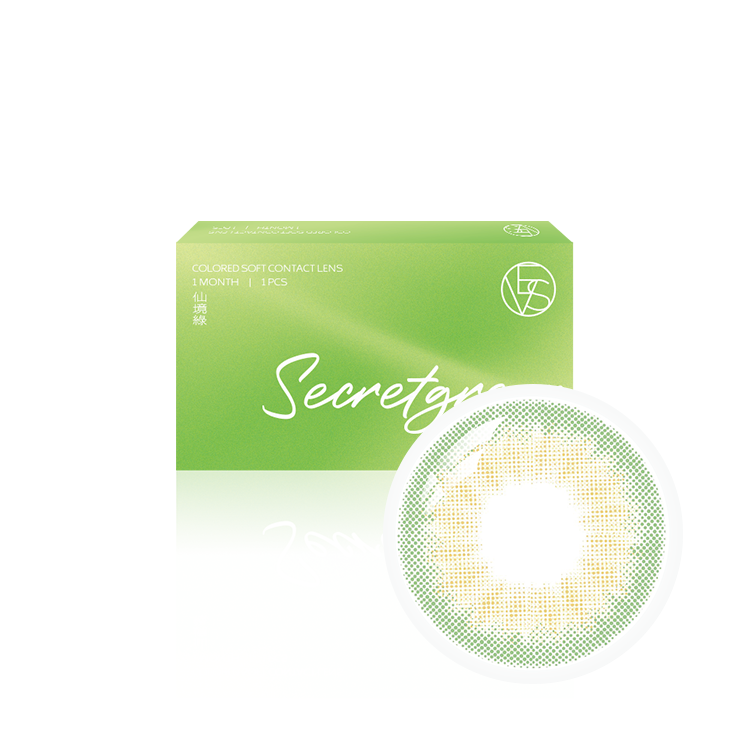威世彩色月拋(1片)仙境綠