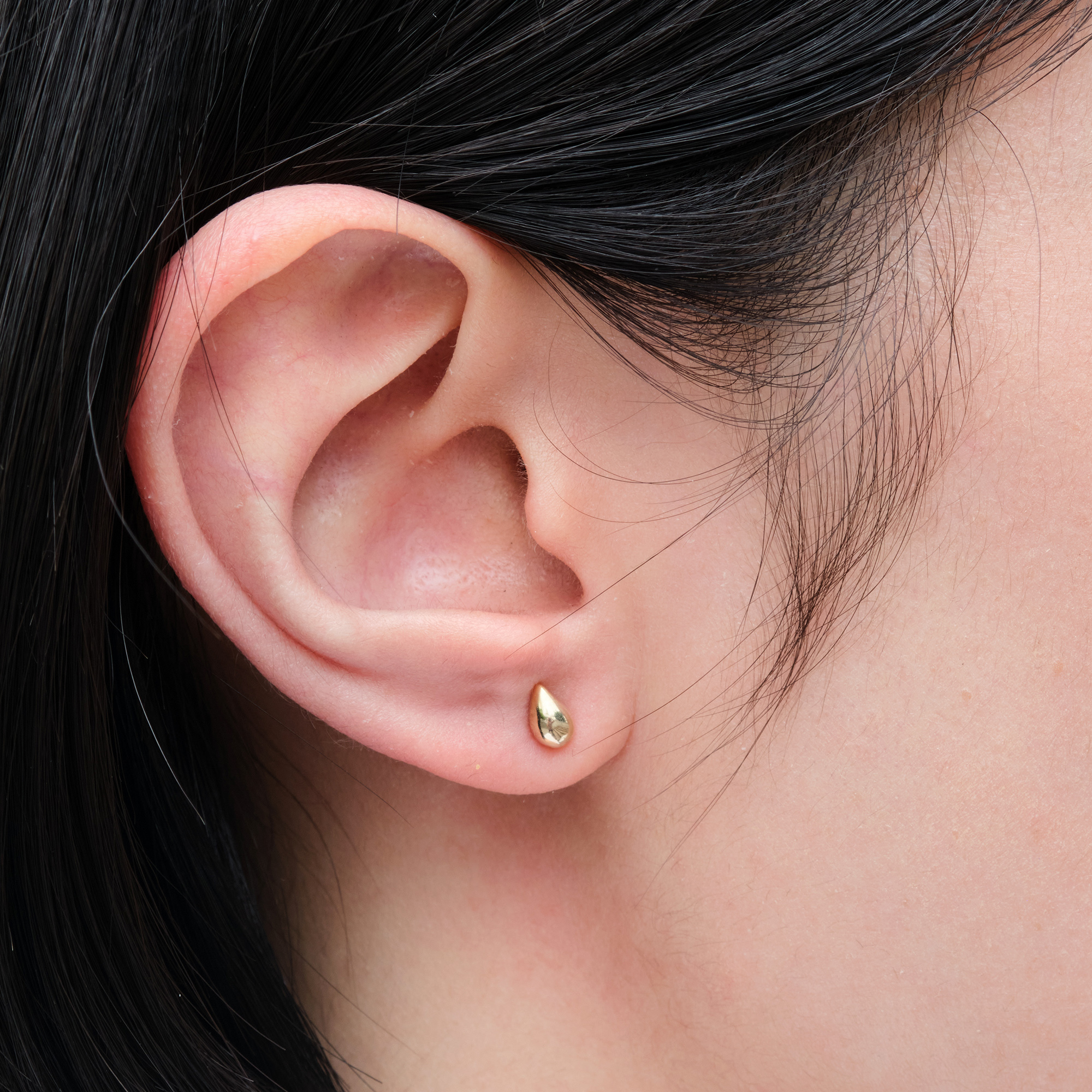 [toki.Tokyo] K18耳針 | Craft 系列 | 銀色 | NO.261