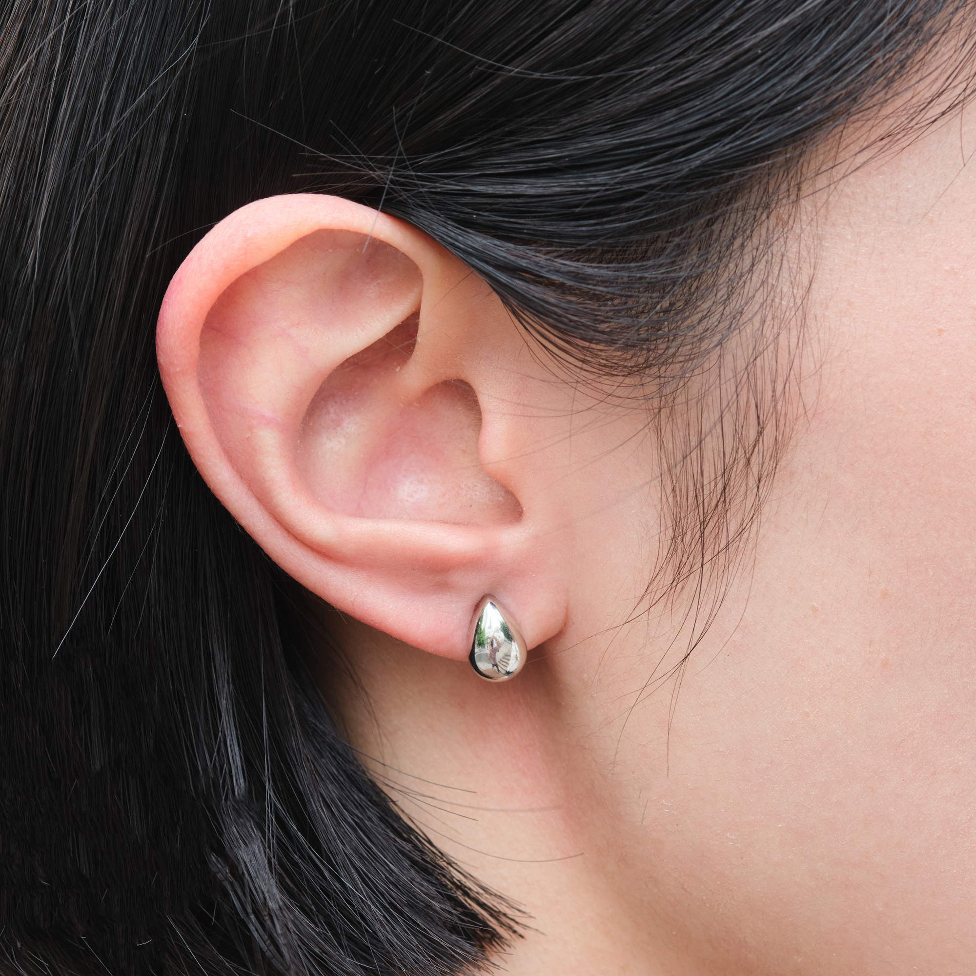 [toki.Tokyo] K18耳針 | Craft 系列 | 銀色 | NO.271