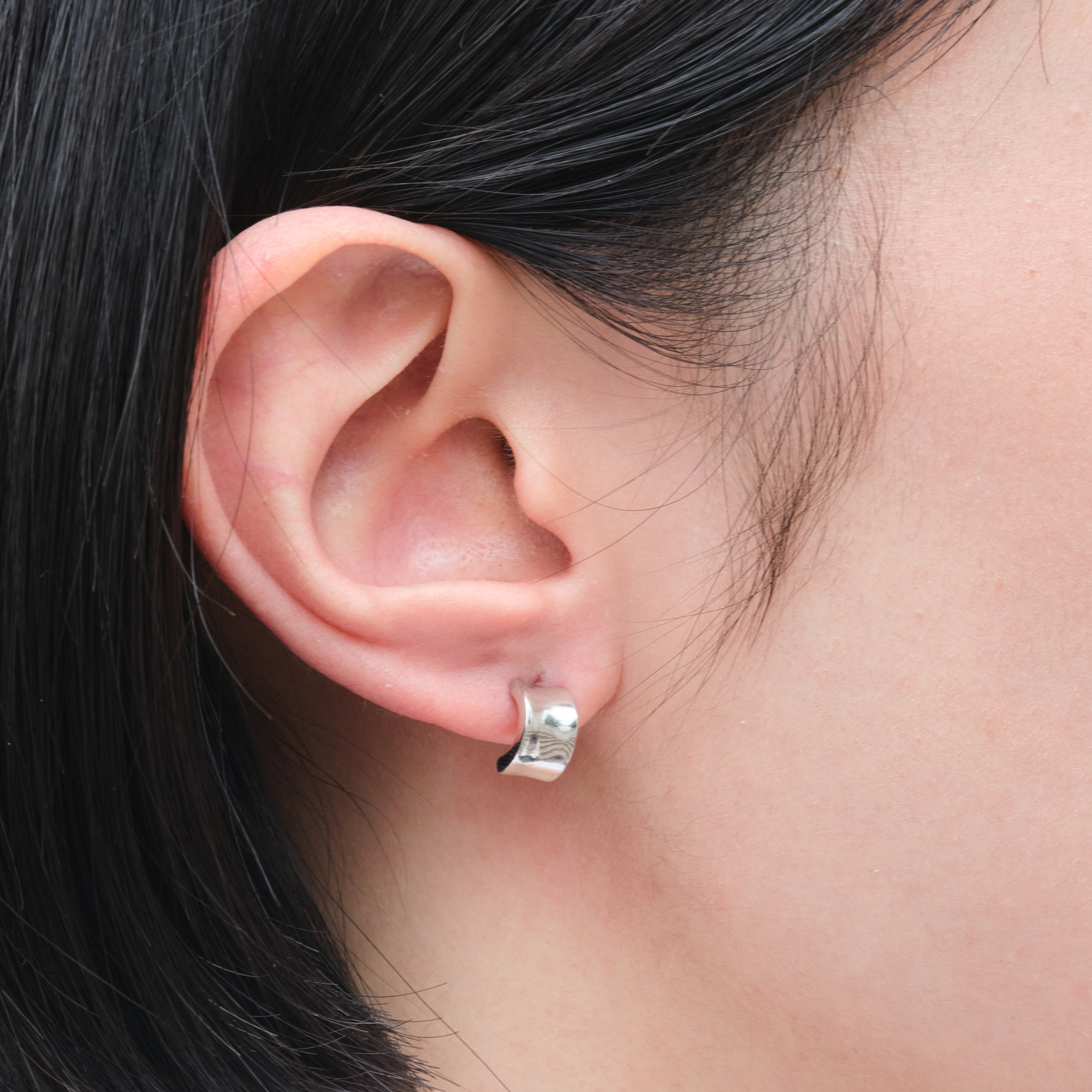 [toki.Tokyo] K18耳針 | Craft 系列 | 銀色 | NO.273