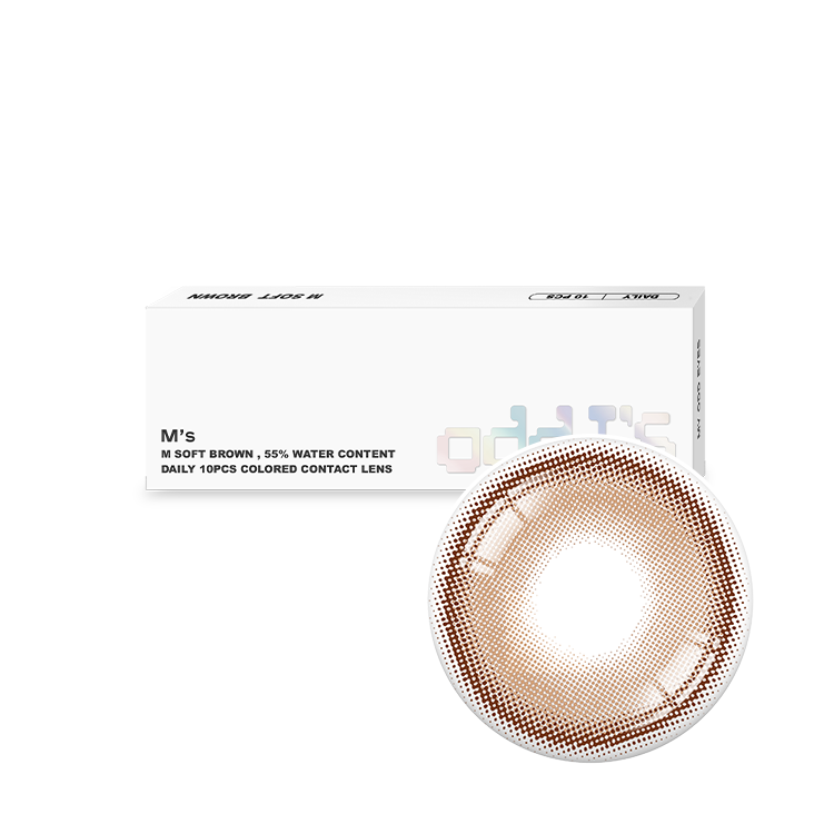 oddI's 彩色日拋【柔和棕M_Soft Brown】(10入)