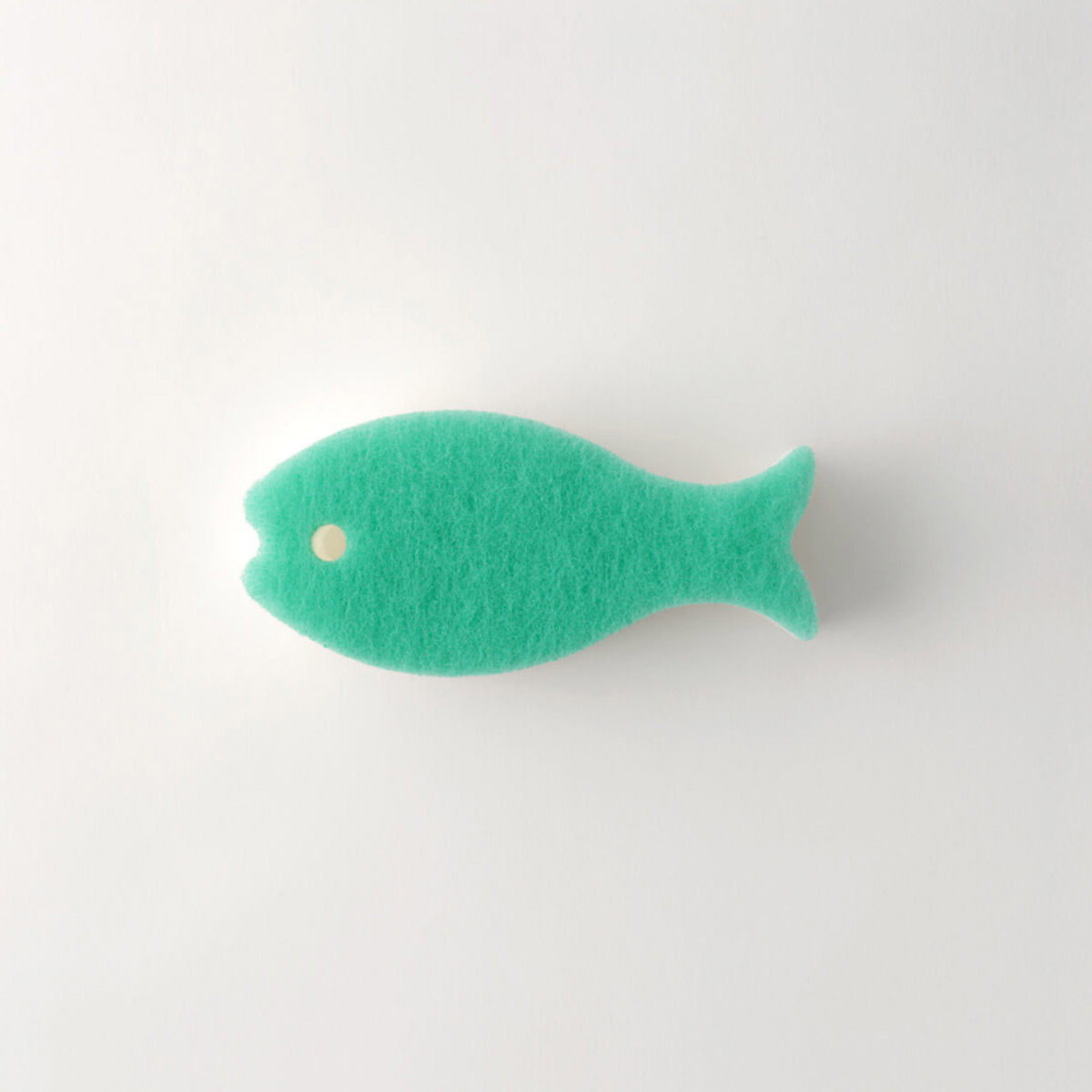 日本 MARNA 魚形清潔海綿 (淺綠色) -K170LG