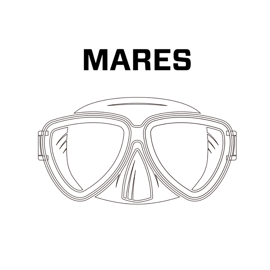 ※#270Pro PURE 防霧貼 MARES 系列
