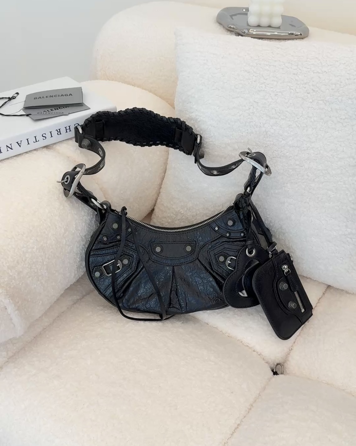 BALENCIAGA｜LE CAGOLE XS號 黑色