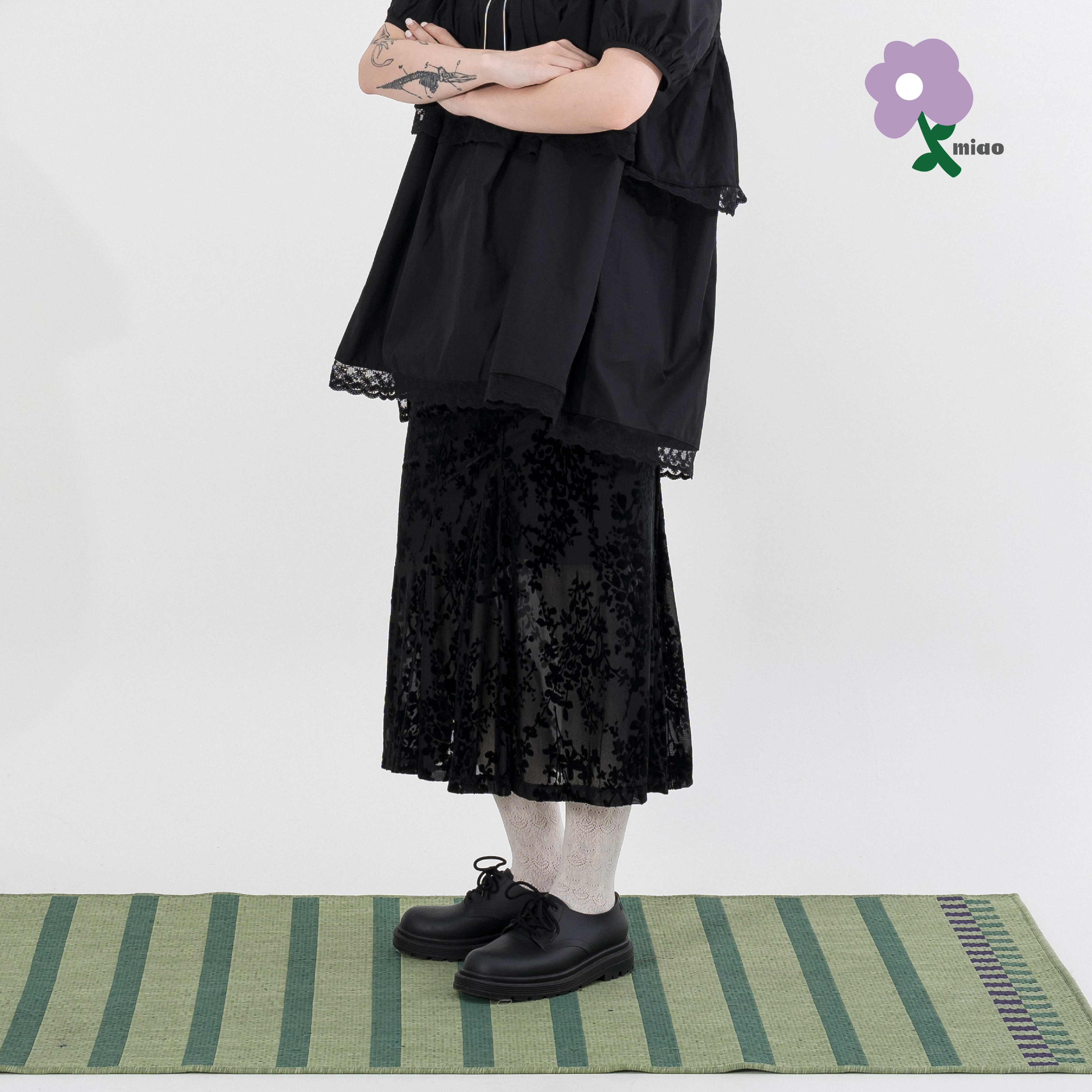 AGILITY MIAO Jacquard Fishtail Skirt 女裝 絲絨提花 魚尾裙 [M-SK5]
