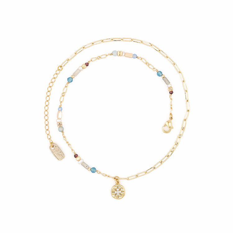 最孤獨的浪漫 – 托帕石 – 兩戴式手鍊