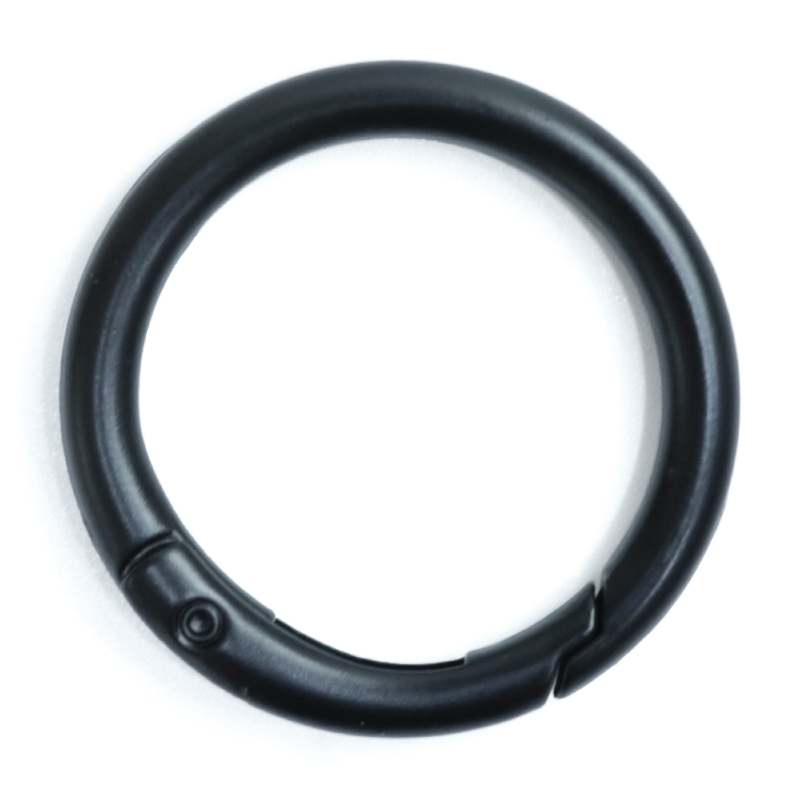 消光黑烤漆圓形彈力快扣