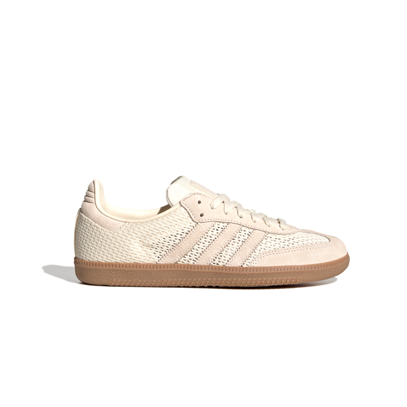 ADIDAS Samba OG 森巴 米黃色 編織 女鞋 KK3528 [現貨商品]