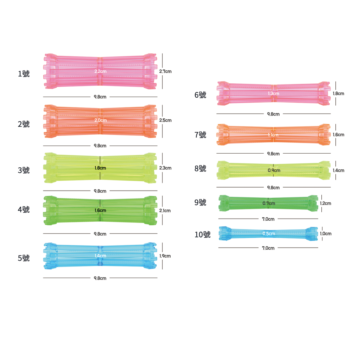 韓國輕量髮捲盒水晶捲