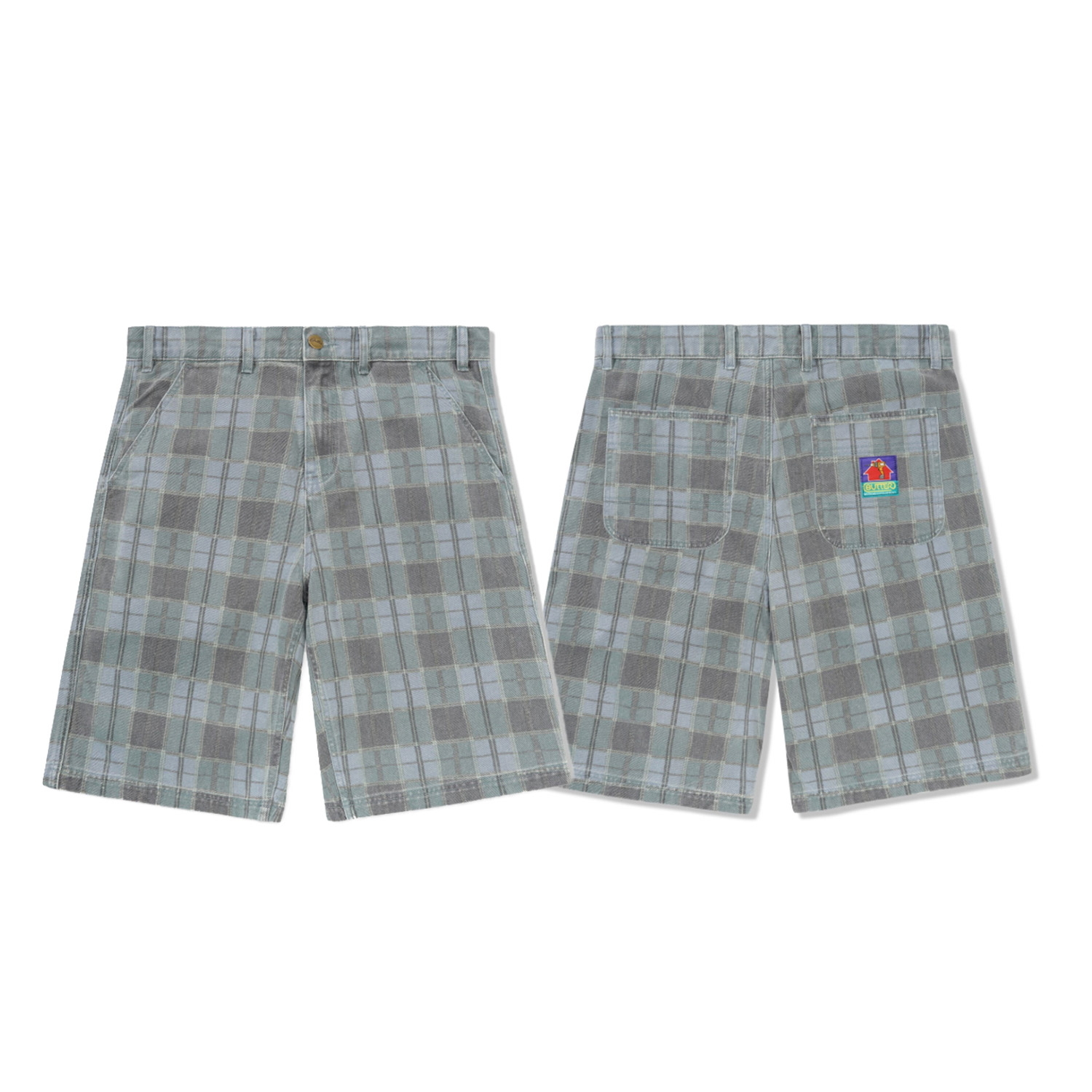 【車庫服飾】BUTTER GOODS Work Shorts / 格子工裝短褲