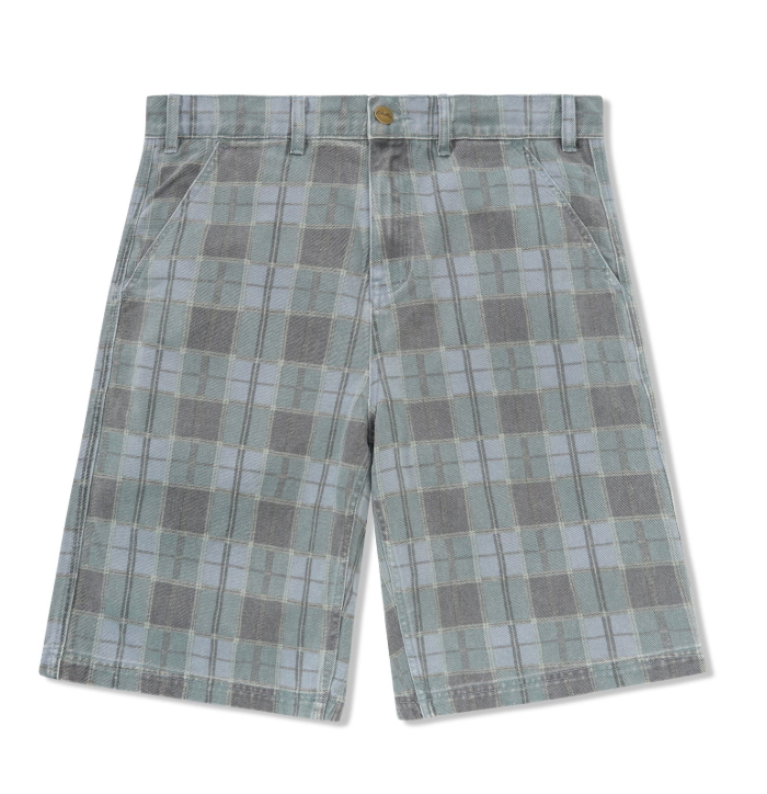 【車庫服飾】BUTTER GOODS Work Shorts / 格子工裝短褲