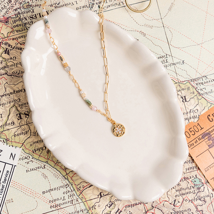 最孤獨的浪漫 – 粉貓眼石 – 兩戴式手鍊