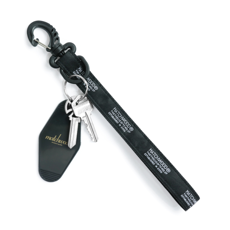 Military Label Keyholder 軍事掛勾長織帶鑰匙圈