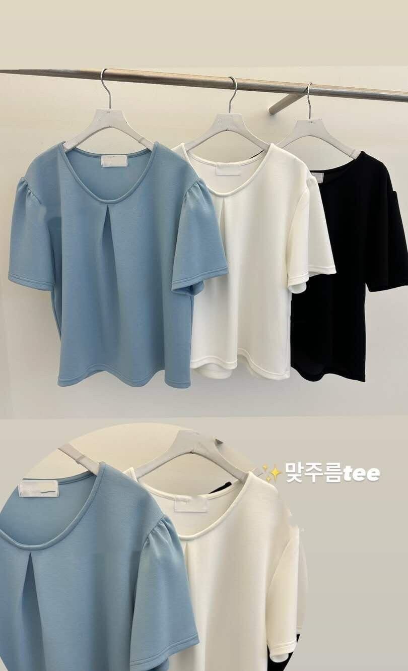 NC4326 內褶公主Top - 藍色