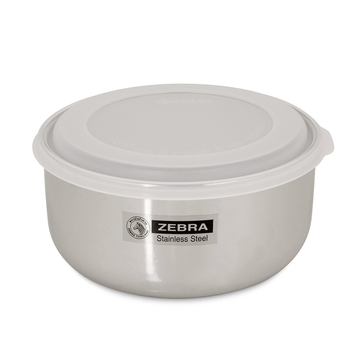 泰國斑馬牌 D18cm / 2L不銹鋼食物盒 -110-4-22