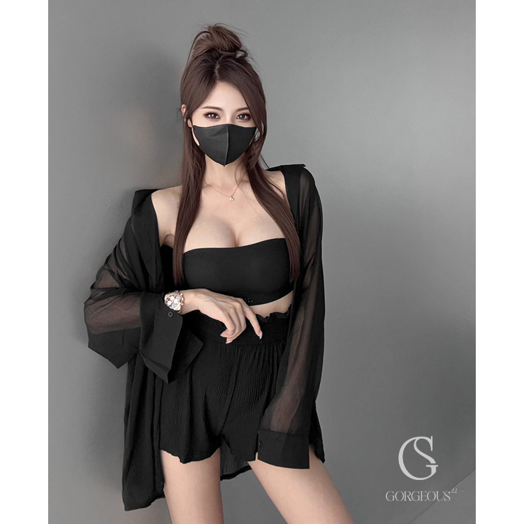 G9612 現貨「Holiday' 輕氧不貼腿短褲」