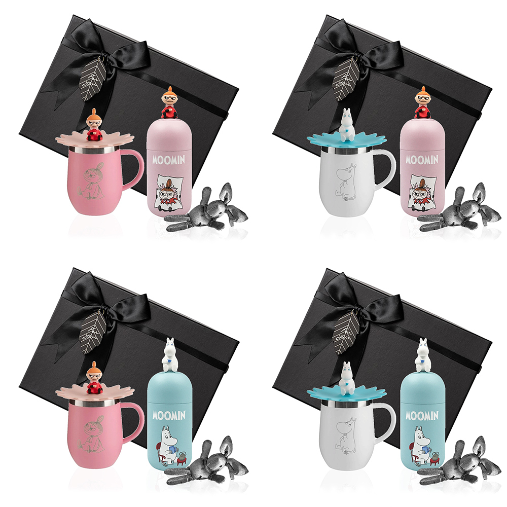 PO: 丹麥POxMOOMIN二件禮盒組(膠囊保溫杯220ml-共2色/蛋形馬克杯-共2色)