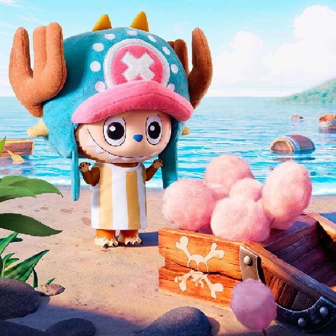 正規品 POP MART ONE PIECE MEGA LABUBU 400% POP MART】MEGA LABUBU x One Piece Tony Tony Chopper 400% (POP MART