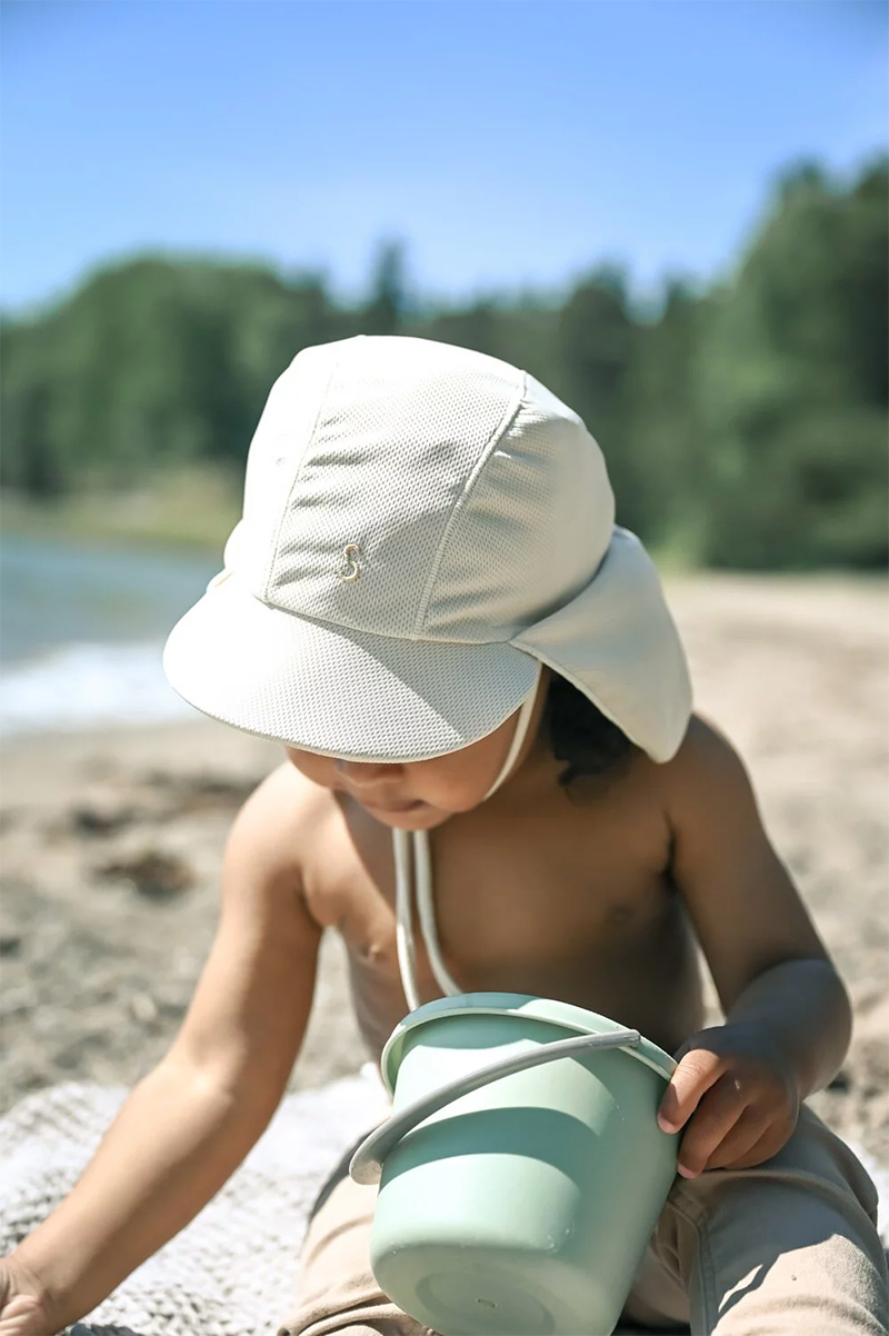 STUCKIES 護頸防曬帽(UPF 50+)-大象灰