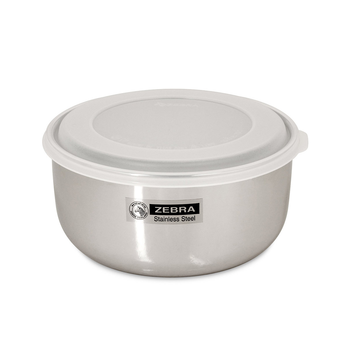 泰國斑馬牌 D16cm / 1.5L 不銹鋼食物盒 -110-4-21