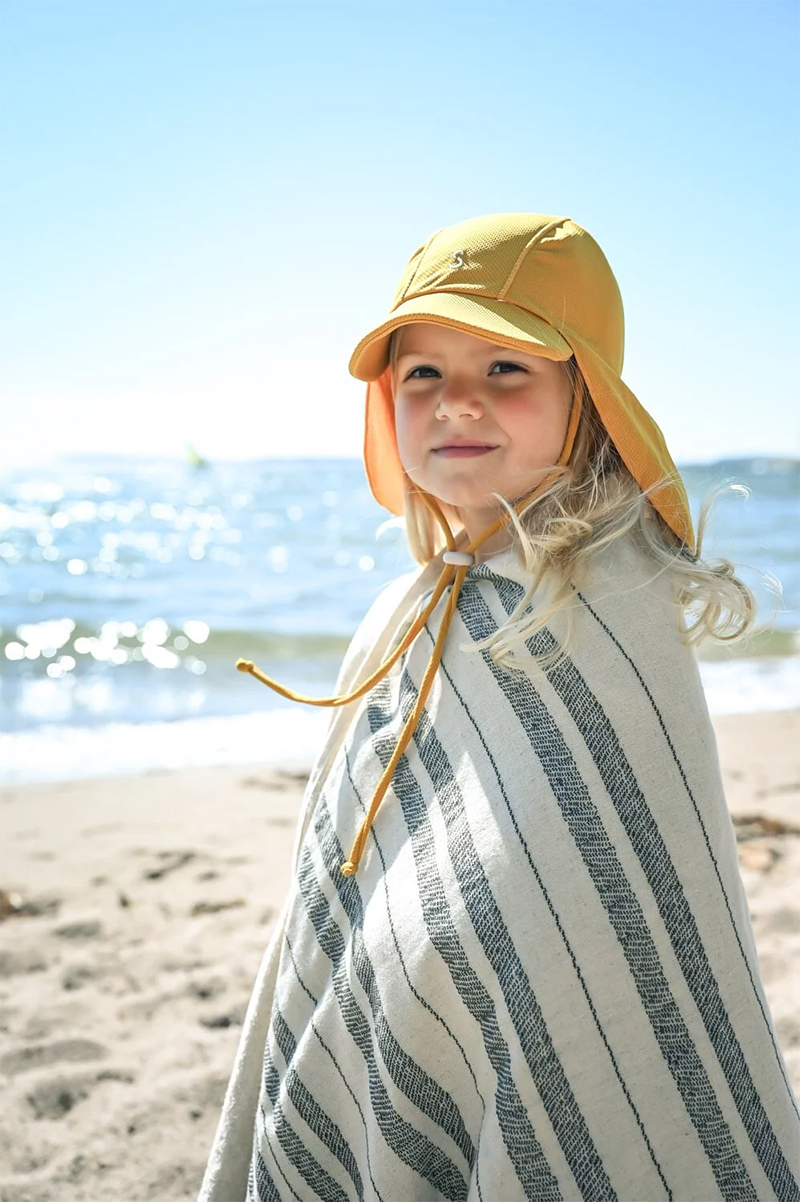 STUCKIES 護頸防曬帽(UPF 50+)-陽光黃