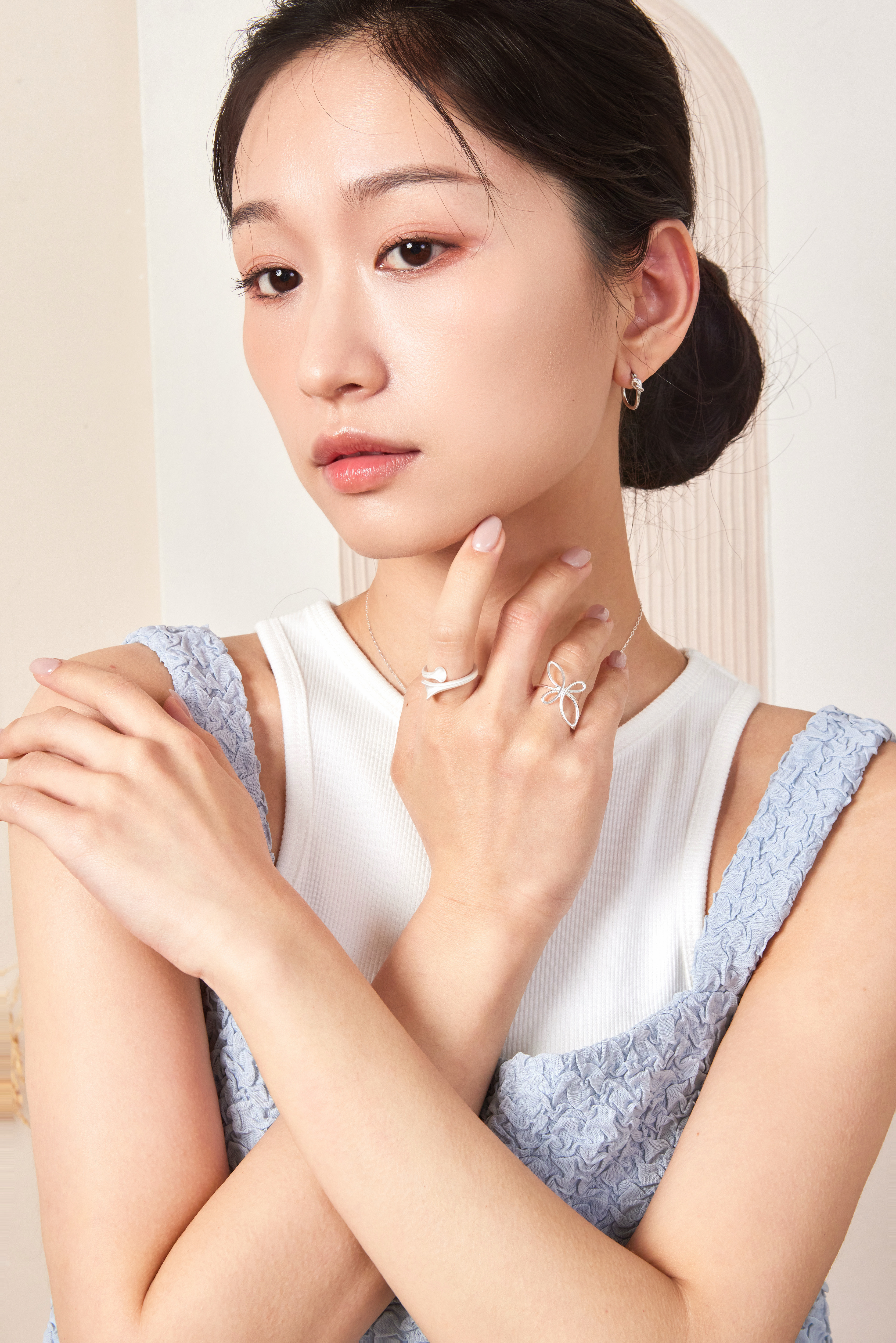 R1045 | 純銀花朵戒指