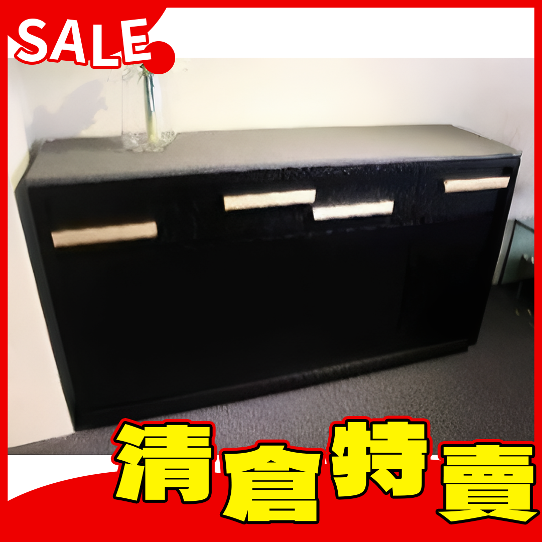 餐櫃-含岩燒石160*45