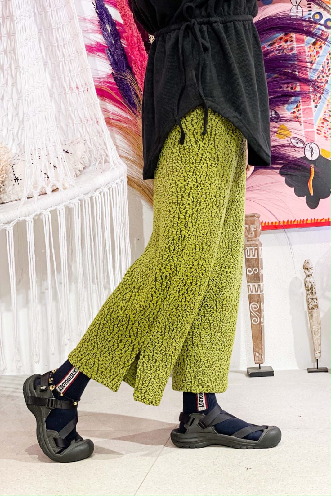 YUL 褲 - CAS-0905 (紫色 / 綠色)