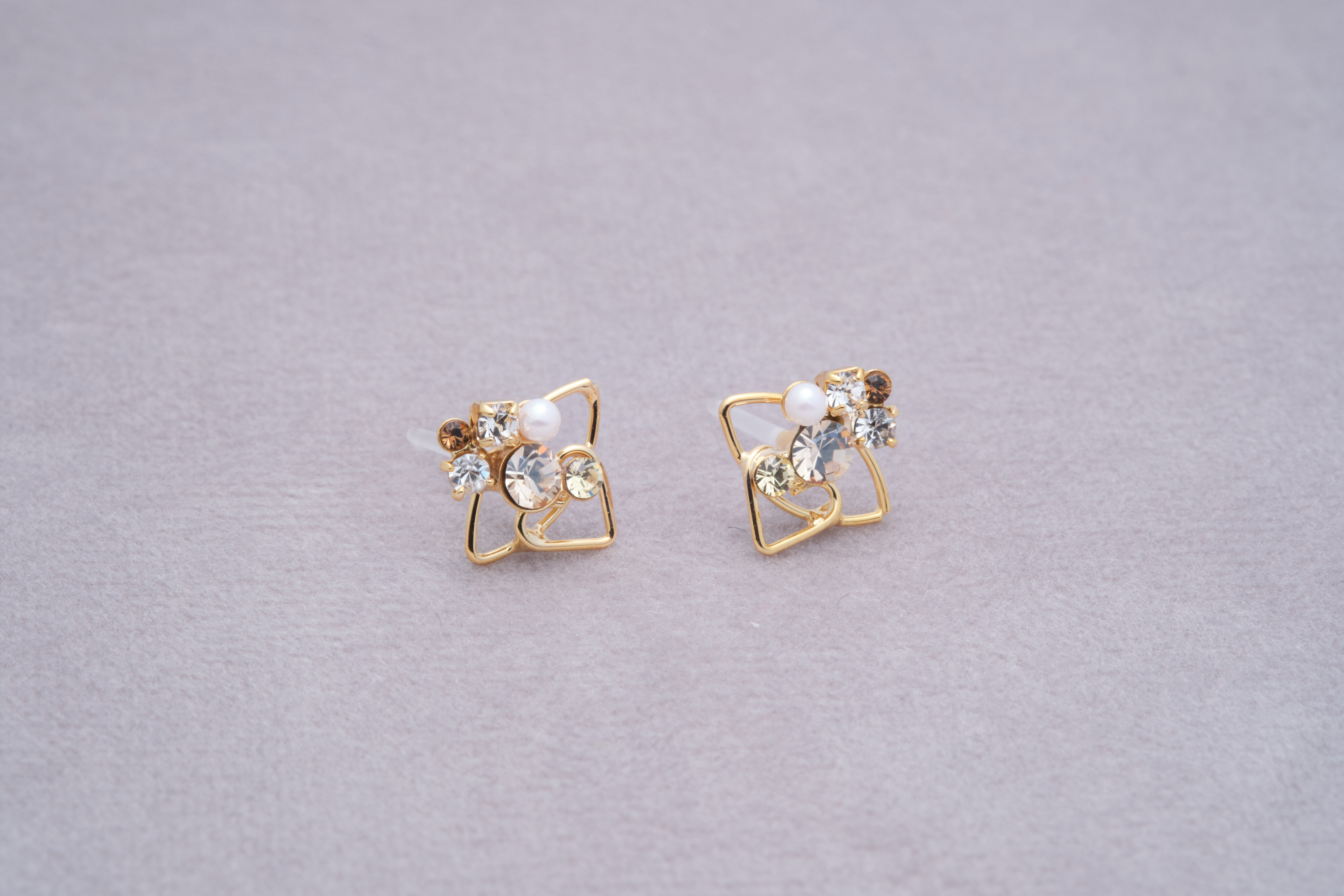 [toki.Tokyo] 樹脂耳針 | 金色 | NO.299