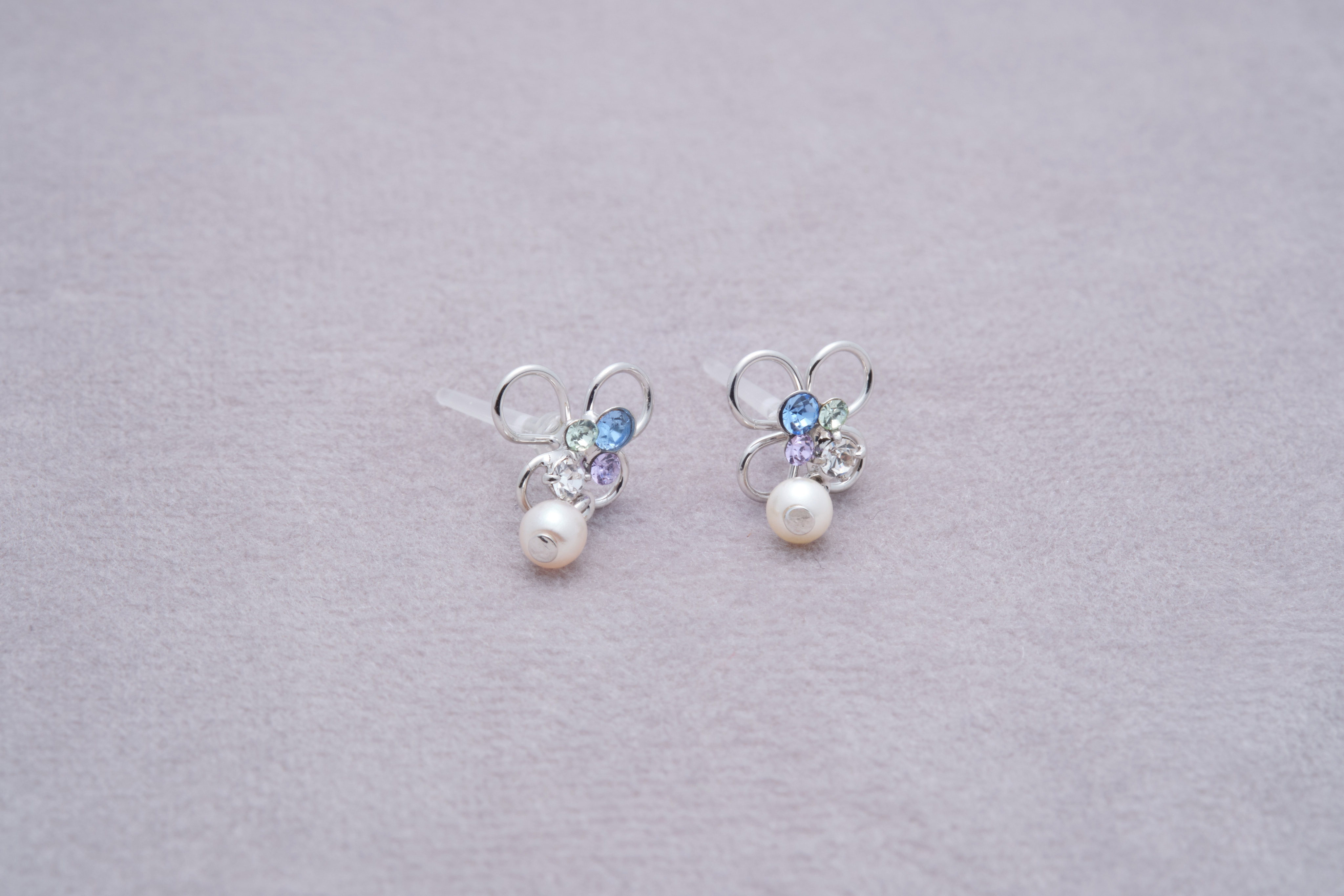 [toki.Tokyo] 樹脂耳針 | 銀色 | NO.295