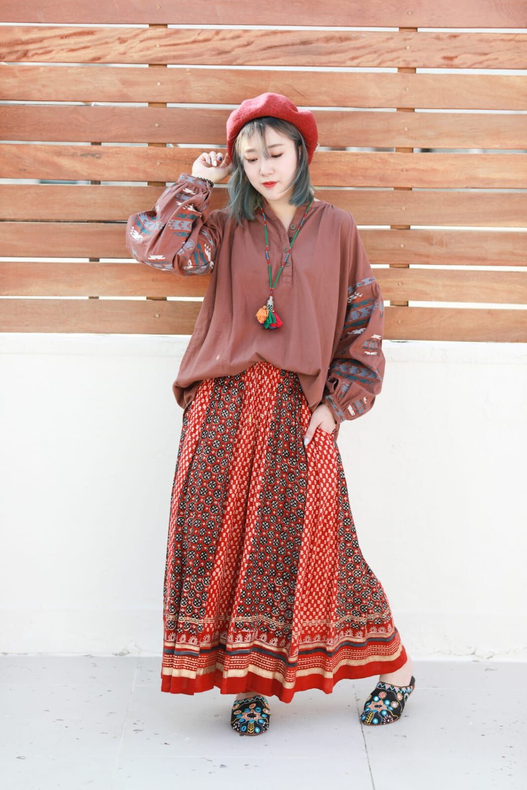 YUL 上衣 - IDS-1904 - 啡色