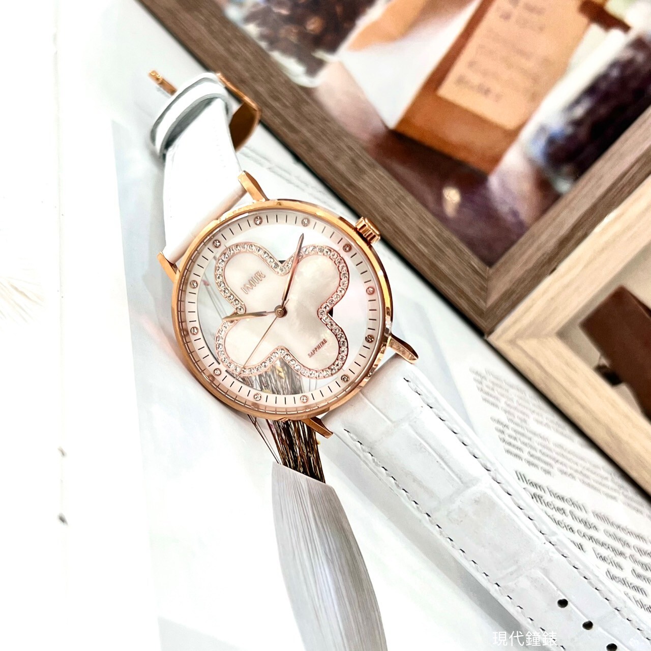 【IMIR艾米爾】璀璨 |幸運十字晶鑽鏤空腕錶 1392KW-L 40mm 現代鐘錶