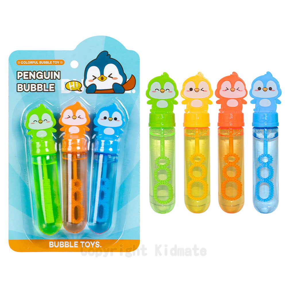 《 KIDMATE 》 卡裝3入企鵝泡泡棒