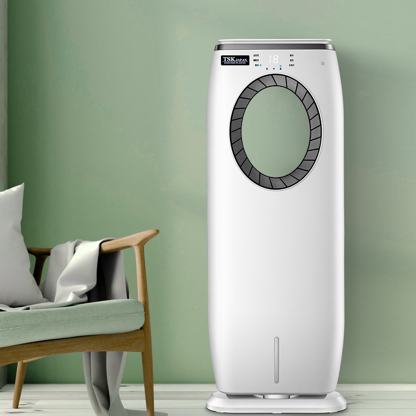TSK Japan household floor remote control bladeless fan silent cooling fan negative ion cooling fan water cooling fan P4023