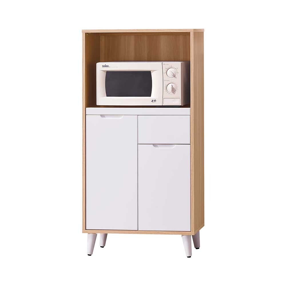 伊甸2尺北歐風二門一抽收納餐櫃/碗盤置物櫃/電器櫃