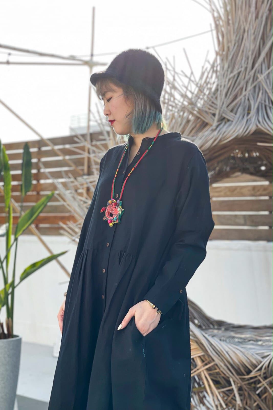 Ga-On 連身裙 - GIBL151WBK