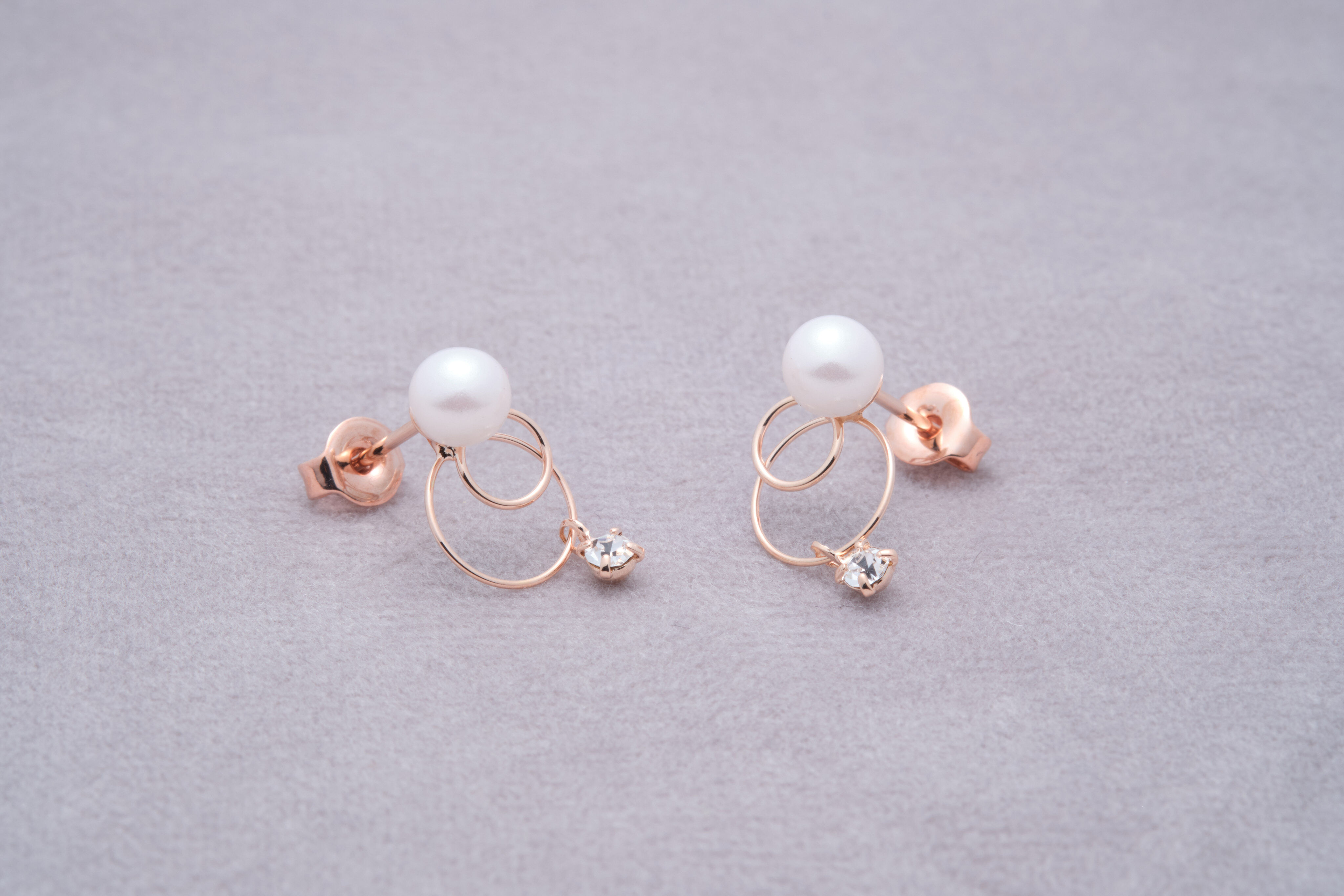 [toki.Tokyo] 抗敏電鍍耳針 | 玫瑰金 | NO.212