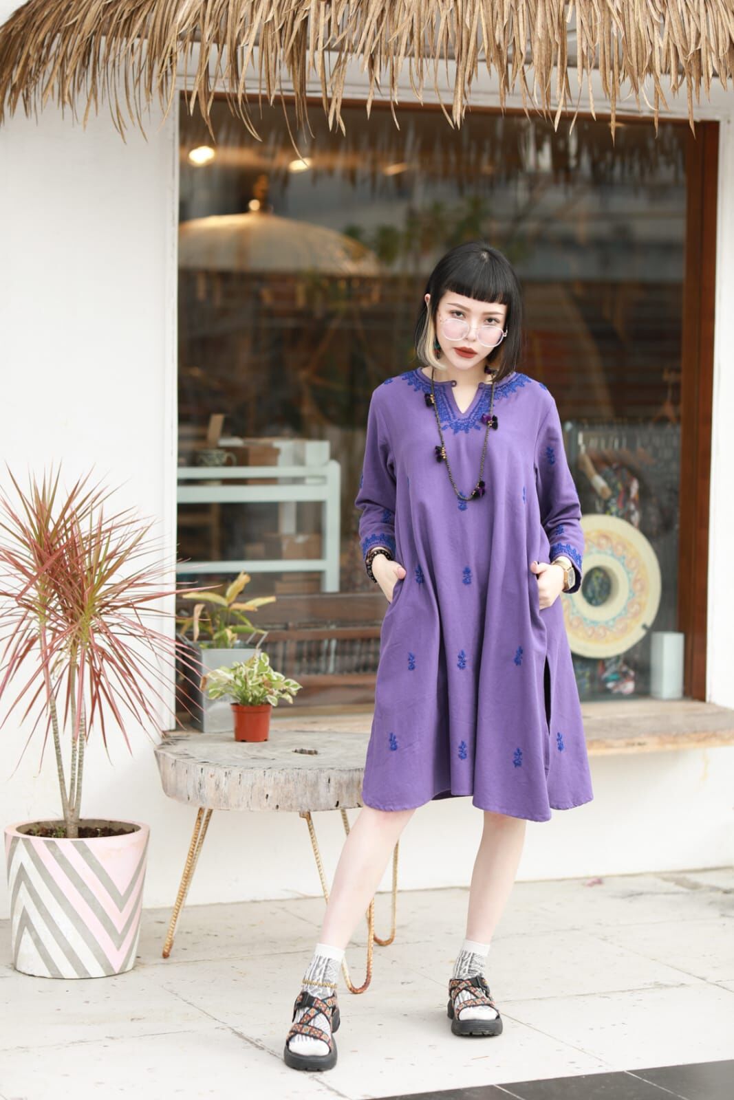 Ga-On One Piece -GIDS159WPP(Purple) / GIDS159WNT(White)