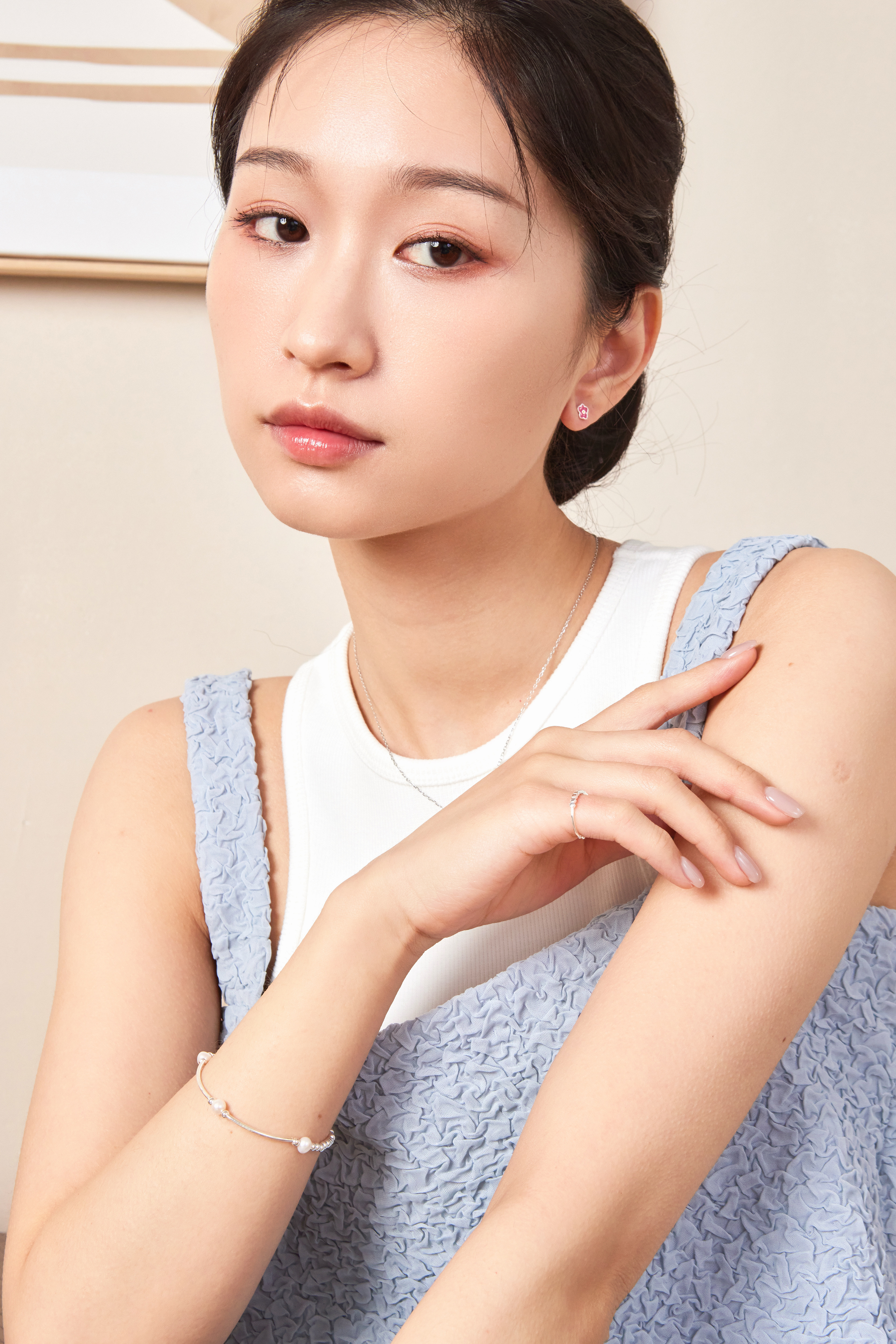 R1056  |  純銀點點尾戒戒指