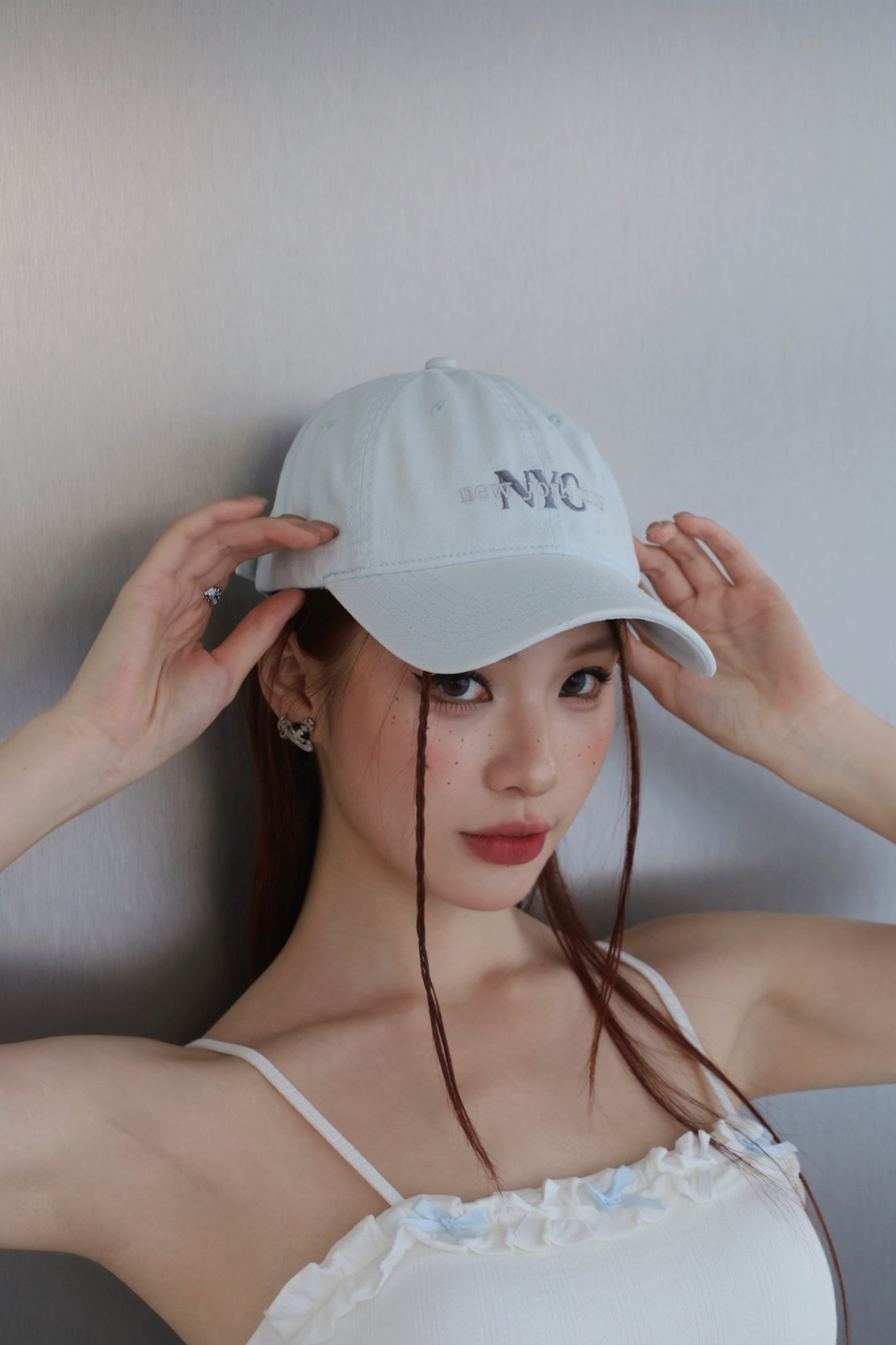 NYC刺繡牛仔棒球帽