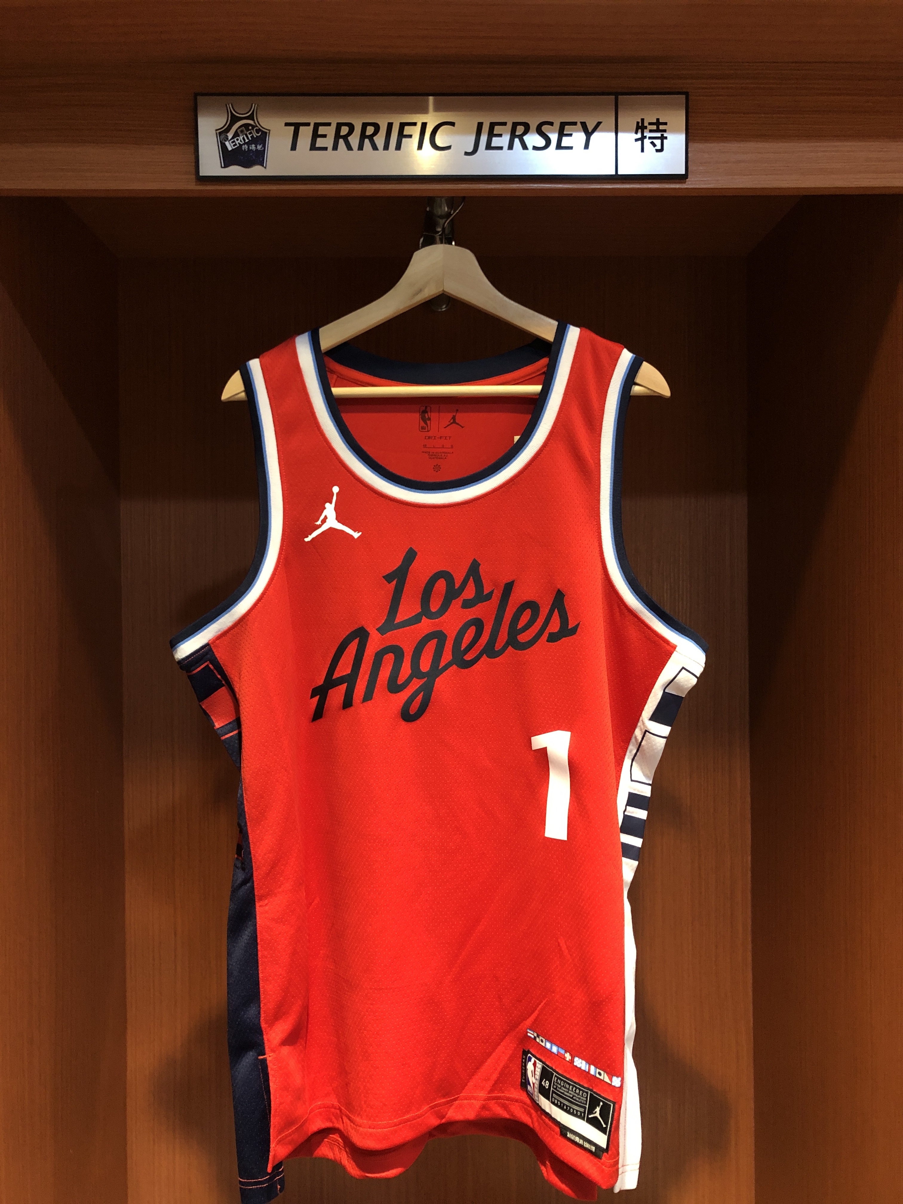 NBA球衣 James Harden 洛杉磯快艇紅 Statement Jordan Swingman 球迷版 熱轉印 全新