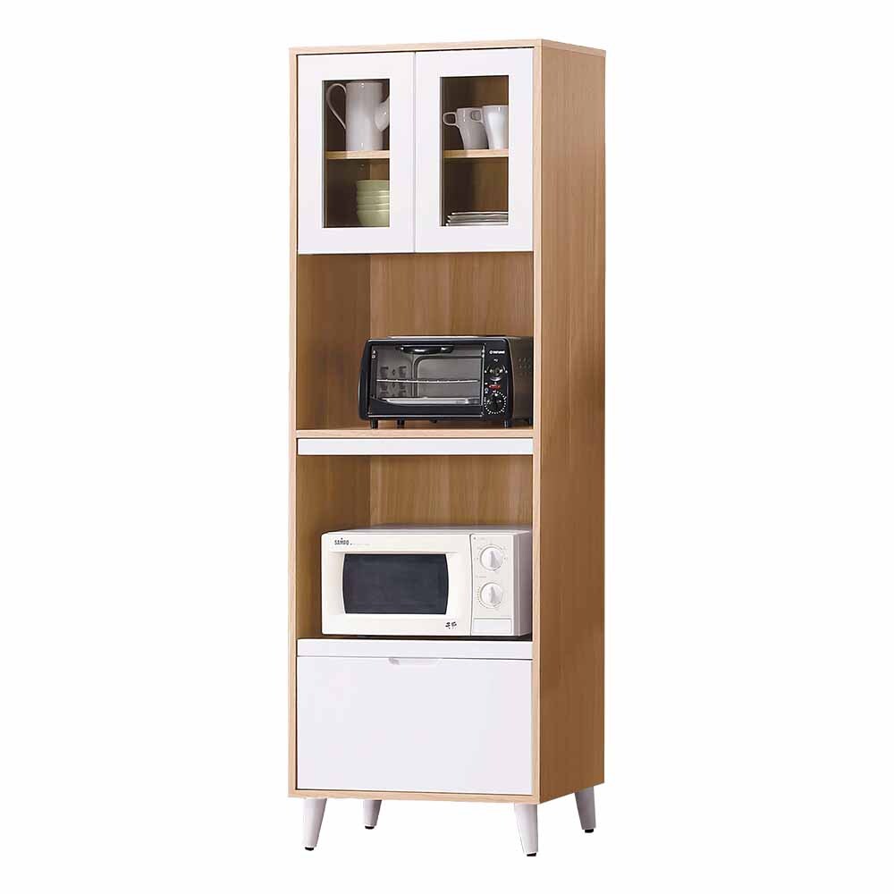 伊甸2尺北歐風收納高餐櫃/碗盤置物櫃/電器櫃