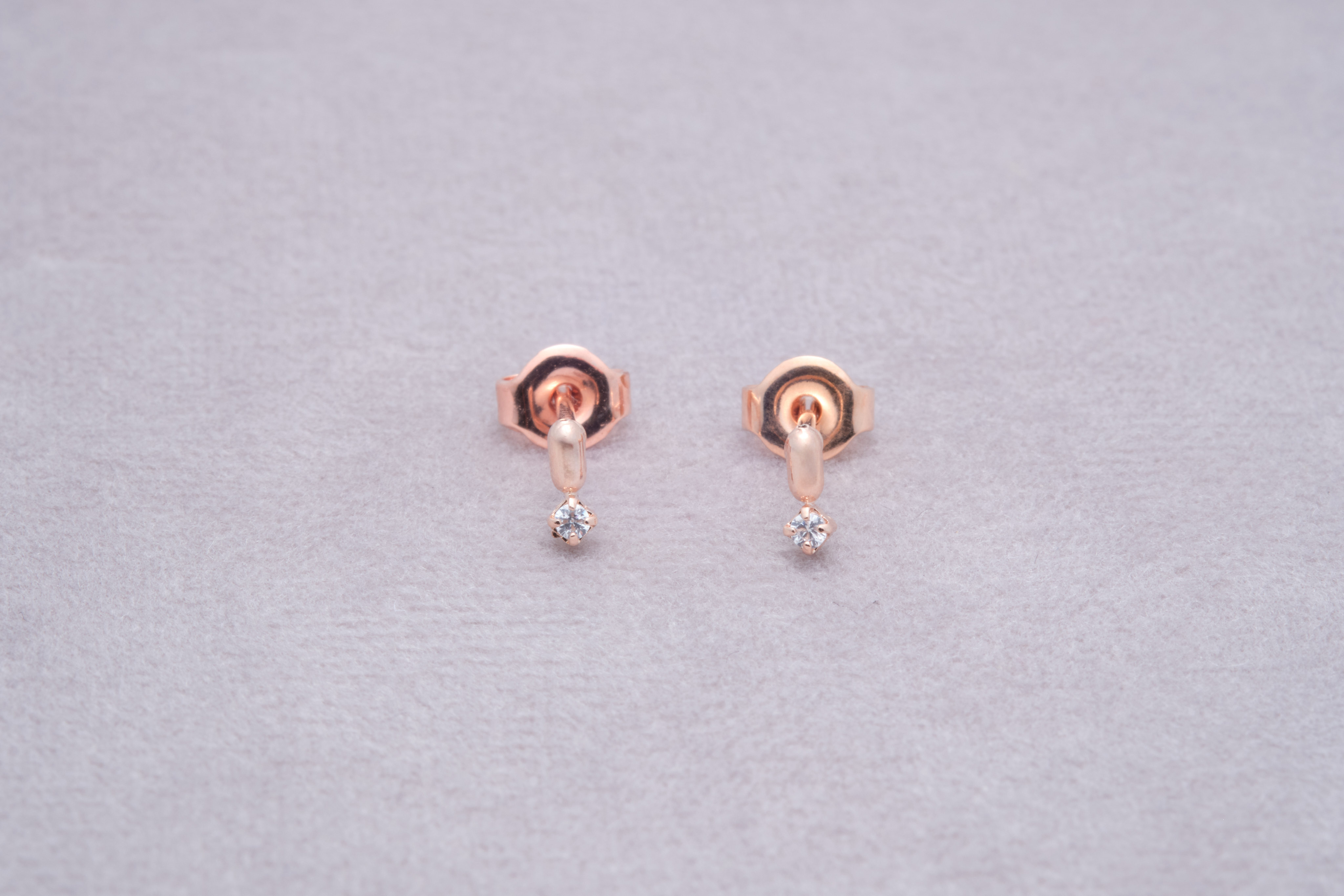 [toki.Tokyo] 抗敏電鍍耳針 | 玫瑰金 | NO.218