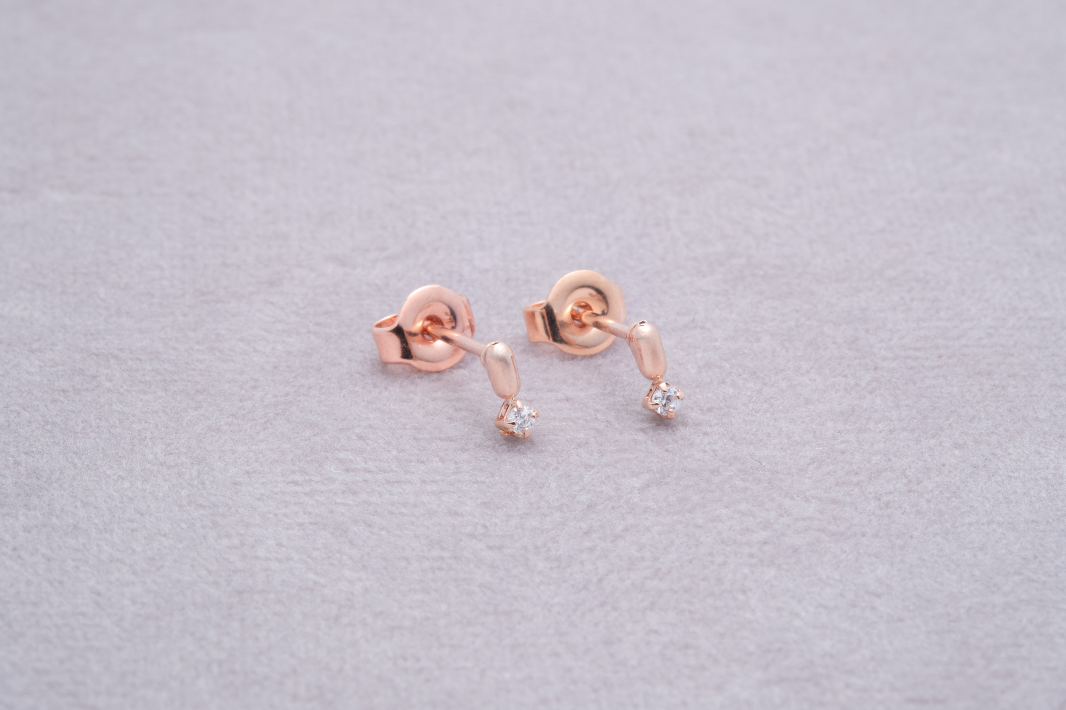 [toki.Tokyo] 抗敏電鍍耳針 | 玫瑰金 | NO.218