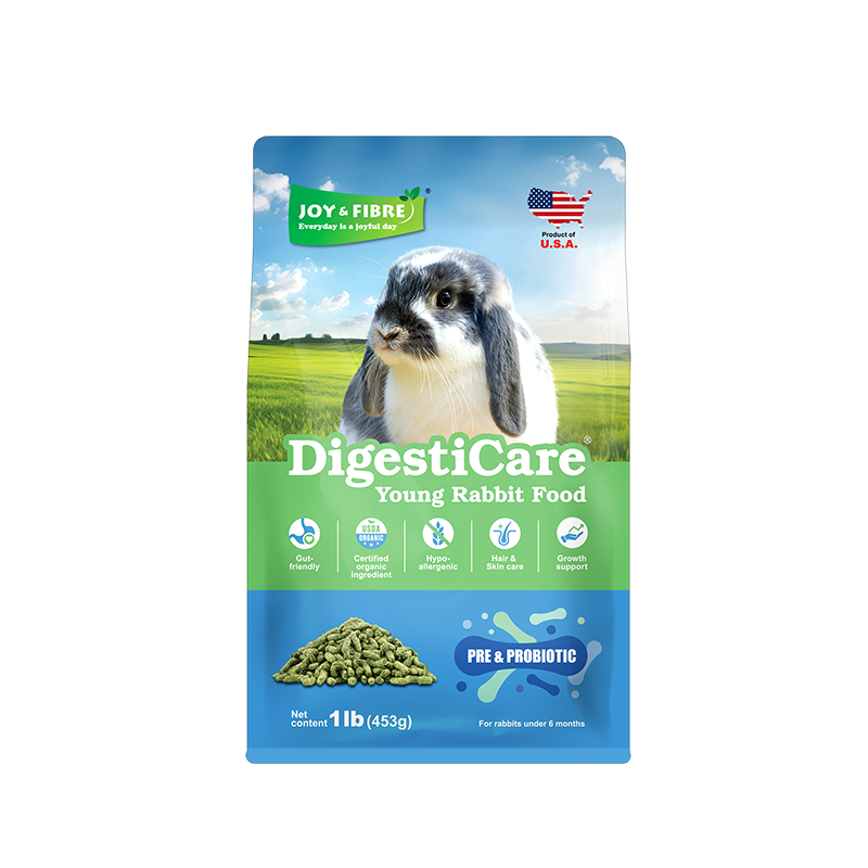 Joy & Fibre® 有機提摩西草護腸幼兔糧 - 1lb