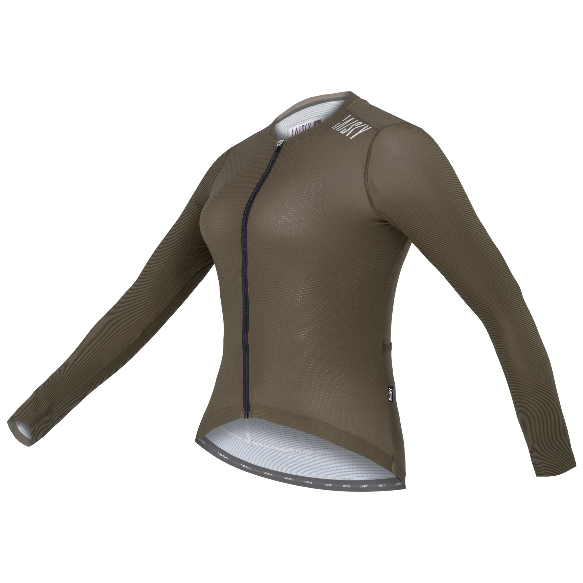 女款空力薄款長車衣 潔淨IV 咖啡