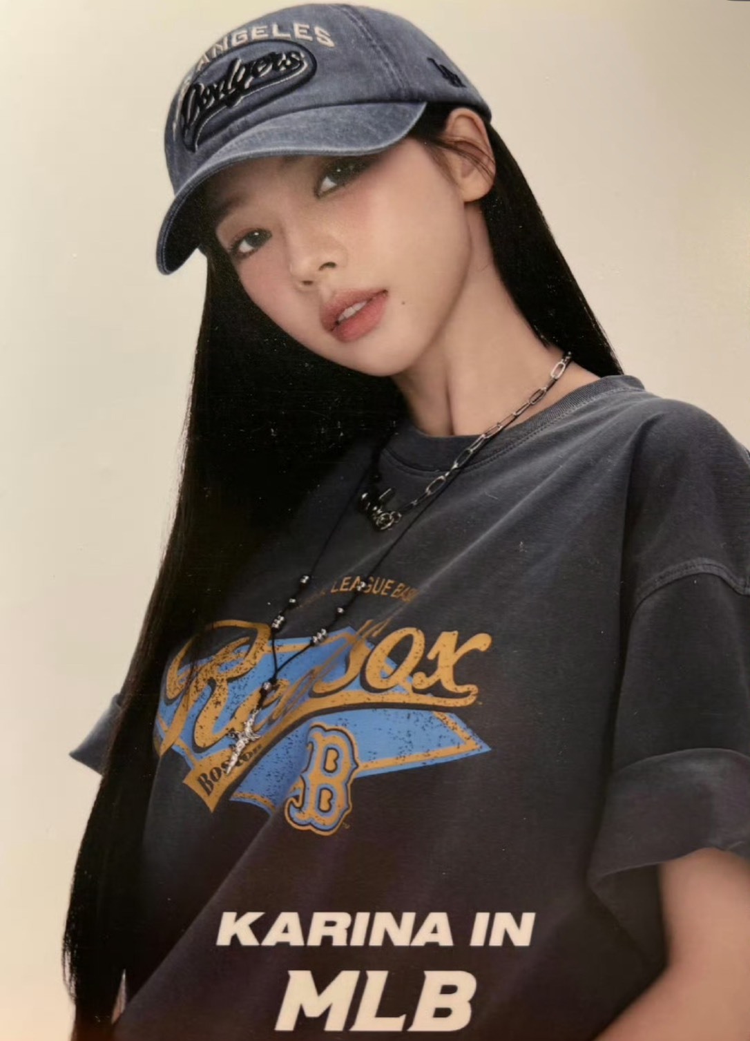 MLB 藍灰徽標棒球帽