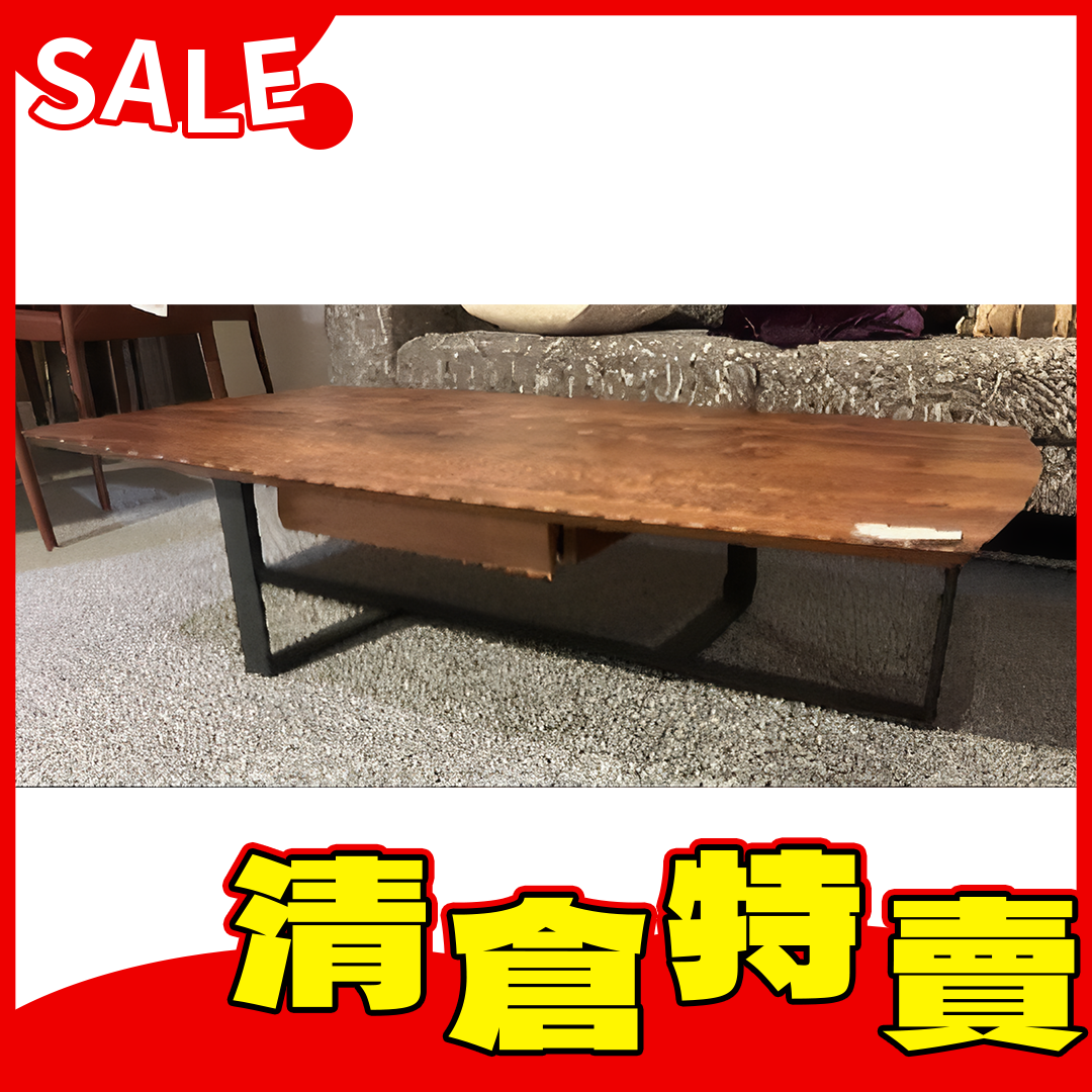 T6002N大茶几-胡桃實木-135*75