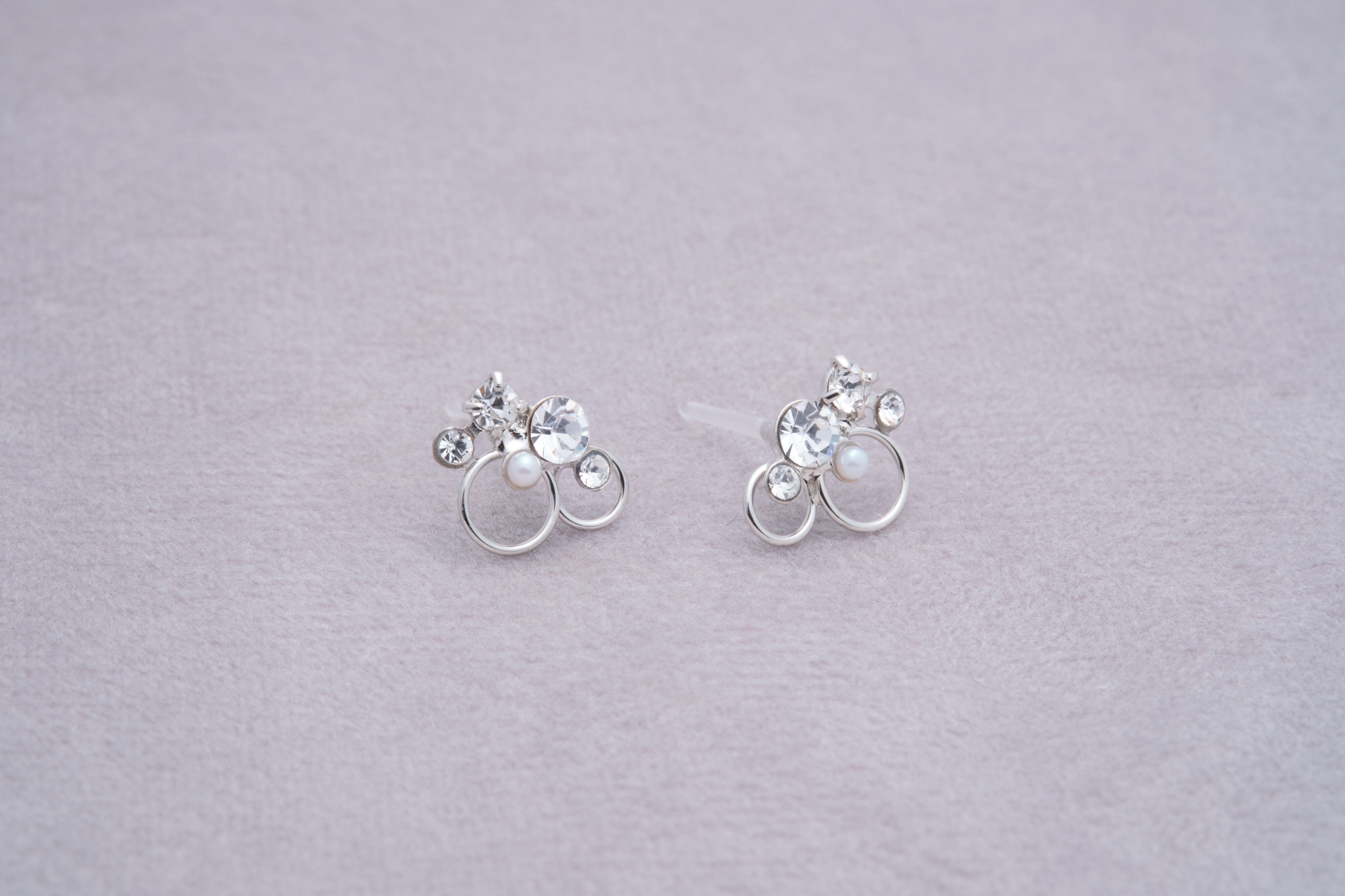 [toki.Tokyo] 樹脂耳針 | 銀色 | NO.22